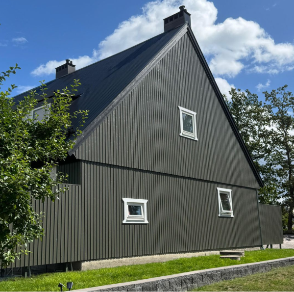 Fasadmålning i Stockholm på villa